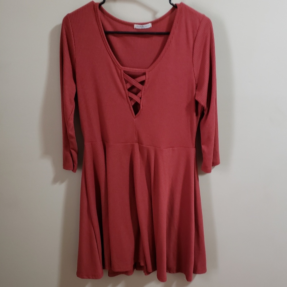 Charlotte Russe cross front dress
